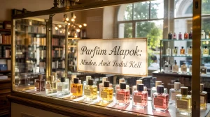 parfüm alapok illat választás luxus parfüméria elegáns